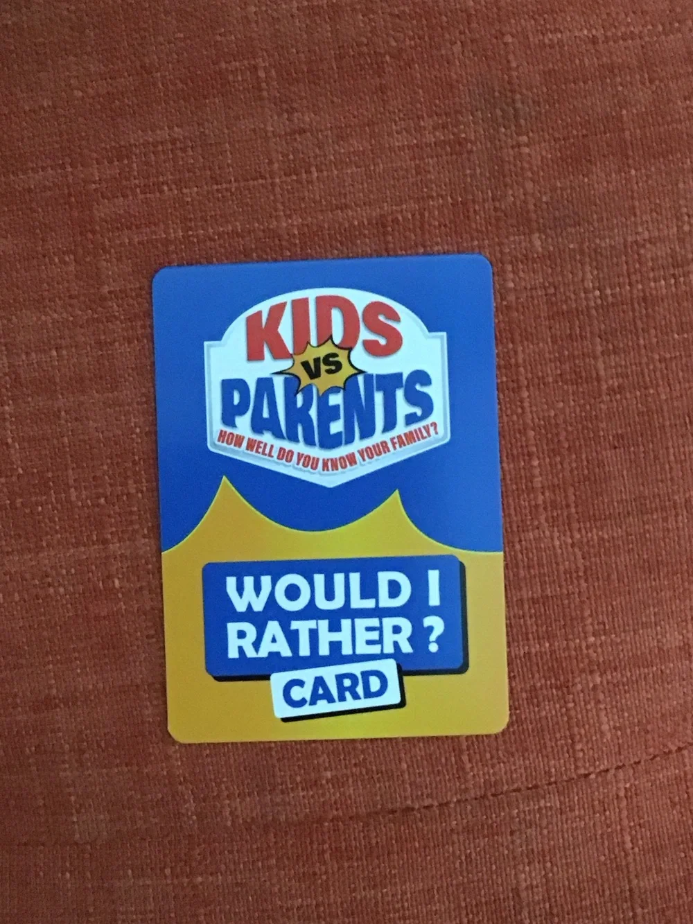 Family Board Game - Blue & Red Box